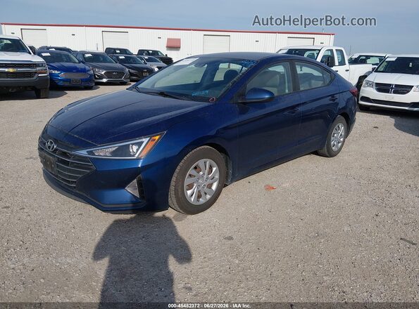 5NPD74LF3LH601124 2020 HYUNDAI ELANTRA Синий Передняя левая четверть