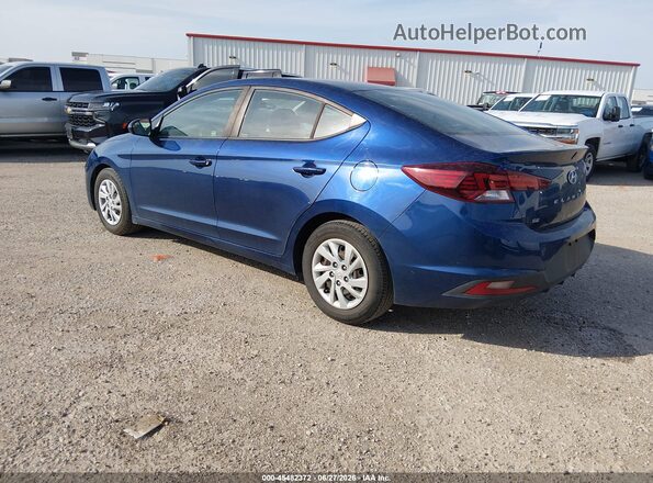 5NPD74LF3LH601124 2020 HYUNDAI ELANTRA Синий Задняя левая четверть