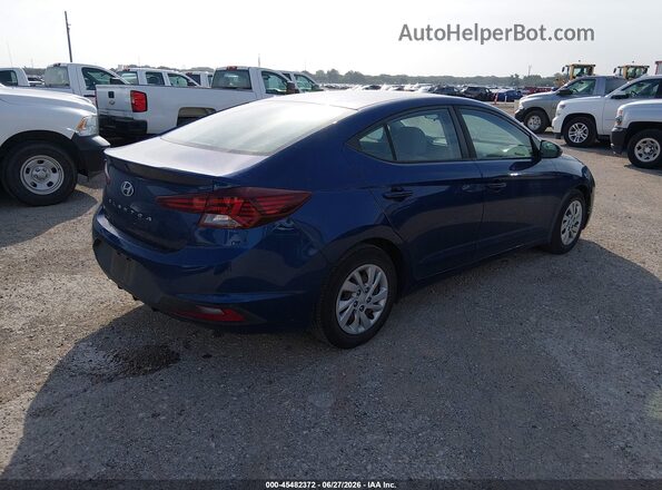 5NPD74LF3LH601124 2020 HYUNDAI ELANTRA Синий Задняя правая четверть