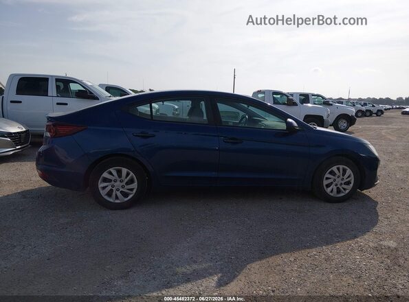 5NPD74LF3LH601124 2020 HYUNDAI ELANTRA Синий Вид задней части салона