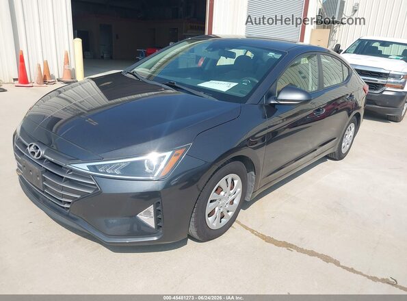 5NPD74LF3LH601172 2020 HYUNDAI ELANTRA Gray წინა მარცხენა ხედი სამი მეოთხედიდან