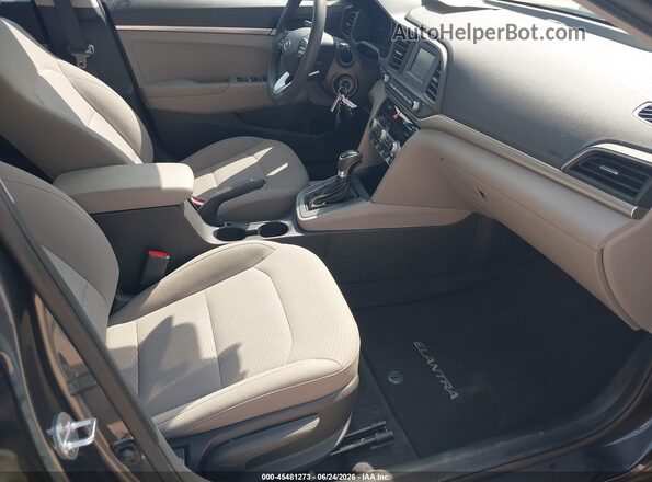 5NPD74LF3LH601172 2020 HYUNDAI ELANTRA Gray წინა სალონის ხედი