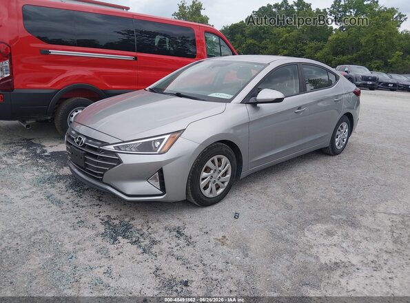 5NPD74LF3LH601589 2020 HYUNDAI ELANTRA Silver Vista tres cuartos delantera izquierda