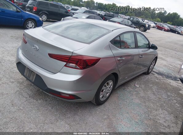 5NPD74LF3LH601589 2020 HYUNDAI ELANTRA Silver Trasero derecho