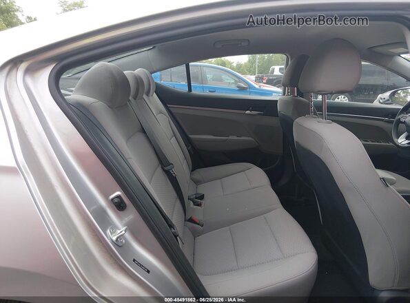 5NPD74LF3LH601589 2020 HYUNDAI ELANTRA Silver Vista de la etiqueta del VIN