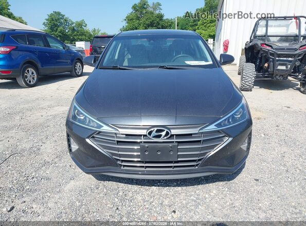 5NPD74LF3LH602063 2020 HYUNDAI ELANTRA Gray უკანა სალონის ხედი