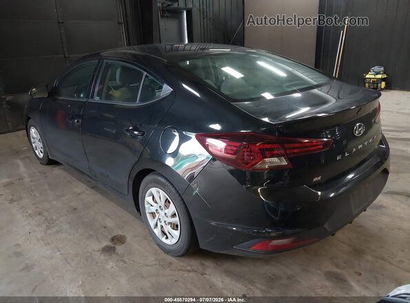 5NPD74LF3LH606954 2020 HYUNDAI ELANTRA Black Հետևի ձախ