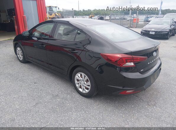5NPD74LF3LH609272 2020 HYUNDAI ELANTRA Black Tył lewy
