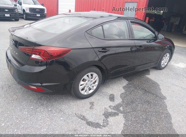 5NPD74LF3LH609272 2020 HYUNDAI ELANTRA Black Tył prawy
