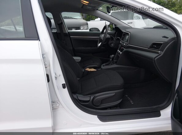5NPD74LF3LH610809 2020 HYUNDAI ELANTRA White Widok wnętrza z przodu