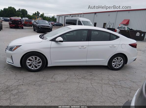 5NPD74LF3LH610809 2020 HYUNDAI ELANTRA White Widok wnętrza 360 stopni