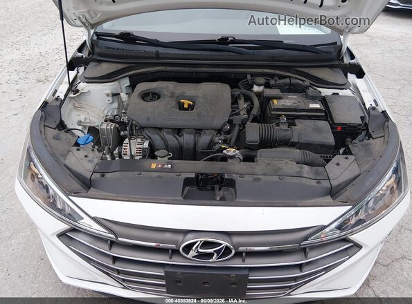 5NPD74LF3LH610809 2020 HYUNDAI ELANTRA White Widok z tyłu