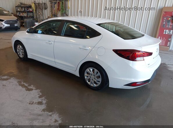 5NPD74LF3LH610812 2020 HYUNDAI ELANTRA White Հետևի ձախ