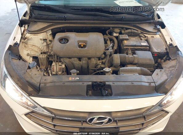 5NPD74LF3LH610812 2020 HYUNDAI ELANTRA White Հետևի տեսք