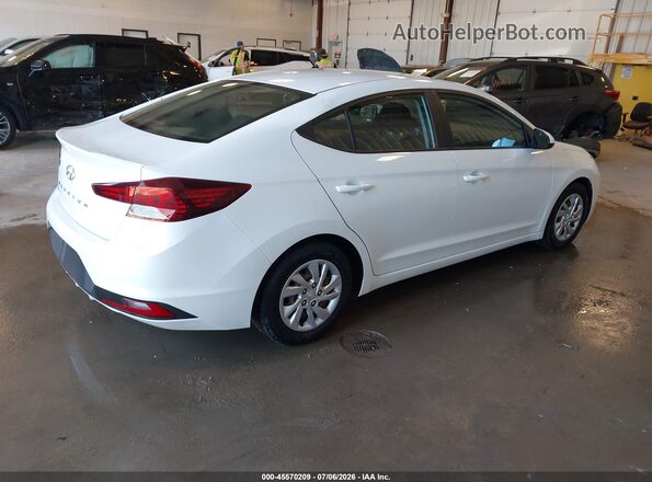 5NPD74LF3LH610812 2020 HYUNDAI ELANTRA White Հետևի աջ