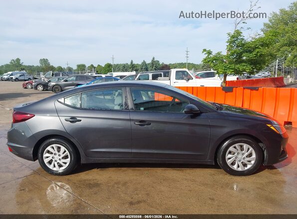 5NPD74LF3LH612155 2020 HYUNDAI ELANTRA Gray Rear interior view