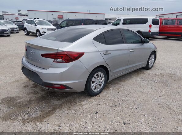 5NPD74LF3LH612219 2020 HYUNDAI ELANTRA Серебряный Задняя правая четверть
