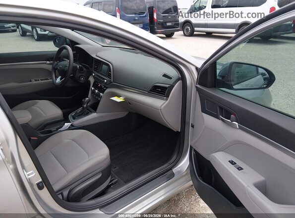 5NPD74LF3LH612219 2020 HYUNDAI ELANTRA Серебряный Вид салона спереди