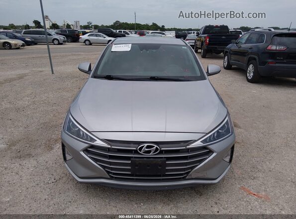 5NPD74LF3LH612219 2020 HYUNDAI ELANTRA Серебряный Вид задней части салона