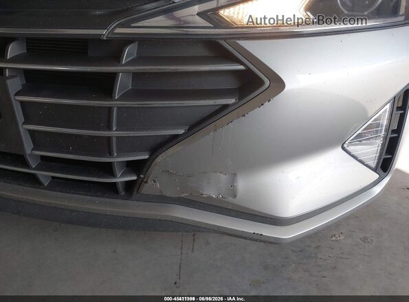 5NPD74LF3LH612219 2020 HYUNDAI ELANTRA Серебряный Вид щитка приборов