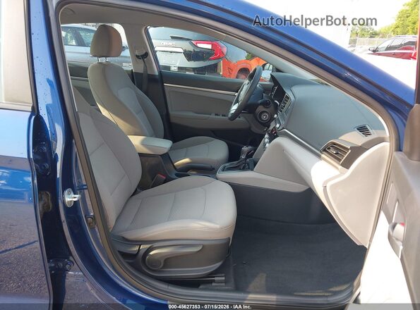 5NPD74LF3LH612723 2020 HYUNDAI ELANTRA Blue წინა სალონის ხედი