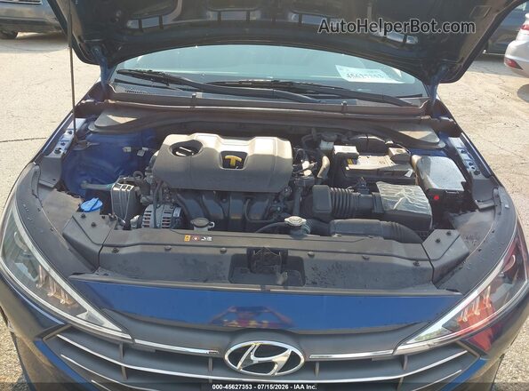 5NPD74LF3LH612723 2020 HYUNDAI ELANTRA Blue უკანა ხედი