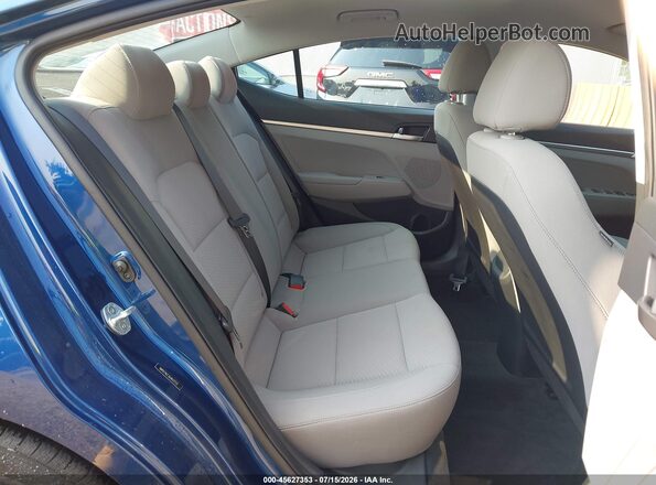 5NPD74LF3LH612723 2020 HYUNDAI ELANTRA Blue VIN კოდის სტიკერის ხედი