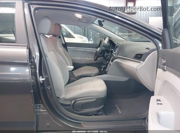 5NPD74LF3LH612771 2020 HYUNDAI ELANTRA Gray Widok wnętrza z przodu