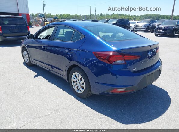 5NPD74LF3LH613435 2020 HYUNDAI ELANTRA Blue Задня ліва чверть