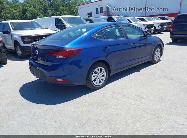 5NPD74LF3LH613435 2020 HYUNDAI ELANTRA Blue Задня права чверть