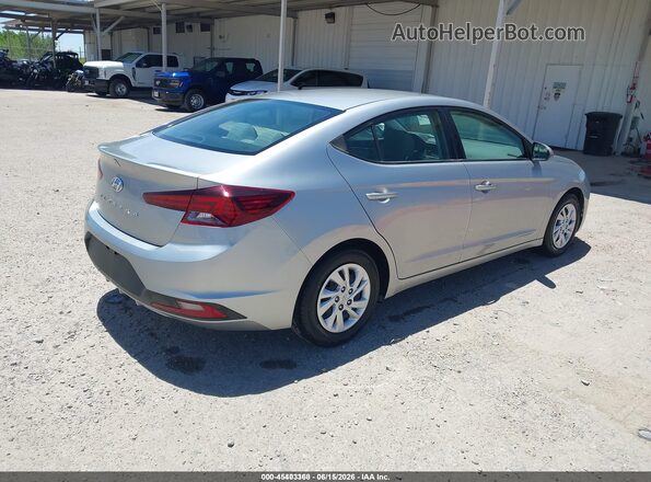 5NPD74LF3LH613998 2020 HYUNDAI ELANTRA Серебряный Задняя правая четверть