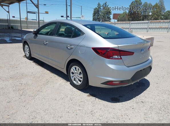 5NPD74LF3LH613998 2020 HYUNDAI ELANTRA Серебряный Задняя левая четверть