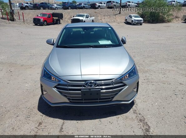 5NPD74LF3LH613998 2020 HYUNDAI ELANTRA Серебряный Вид щитка приборов