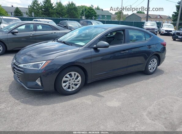 5NPD74LF3LH614116 2020 HYUNDAI ELANTRA Gray წინა მარცხენა ხედი სამი მეოთხედიდან