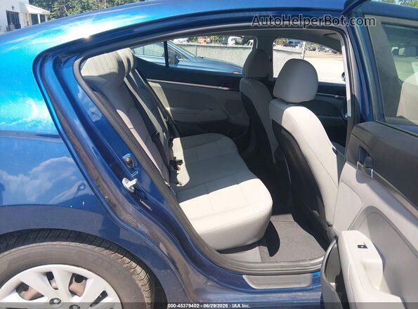 5NPD74LF3LH614763 2020 HYUNDAI ELANTRA Blue Вид наклейки з VIN-кодом
