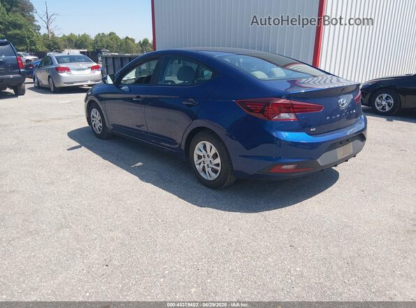 5NPD74LF3LH614763 2020 HYUNDAI ELANTRA Blue Задня ліва чверть
