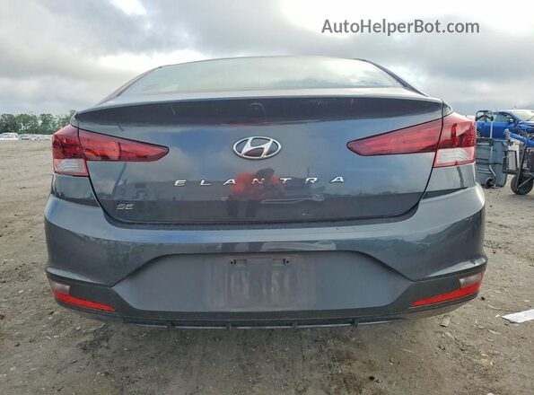 5NPD74LF3LH615959 2020 HYUNDAI ELANTRA Gray Rear view