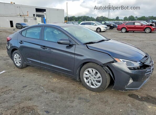 5NPD74LF3LH615959 2020 HYUNDAI ELANTRA Gray Front right