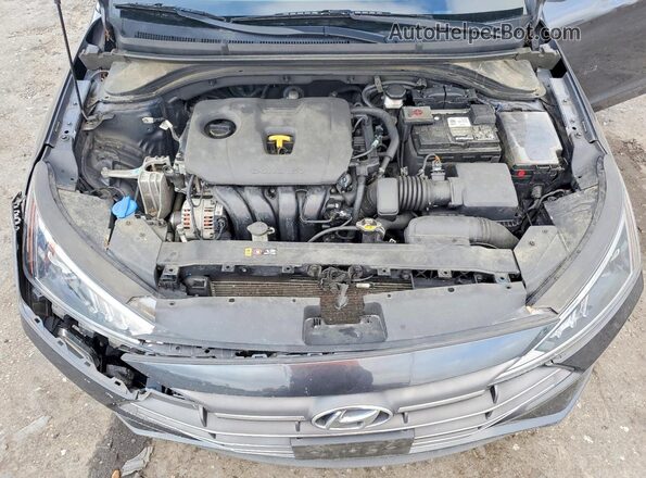 5NPD74LF3LH615959 2020 HYUNDAI ELANTRA Gray Rear interior view