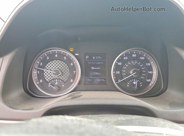 5NPD74LF3LH615959 2020 HYUNDAI ELANTRA Gray Instrument cluster view