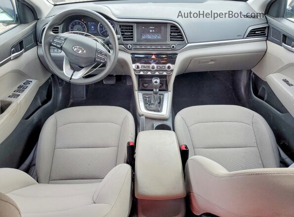 5NPD74LF3LH615959 2020 HYUNDAI ELANTRA Gray Dashboard view