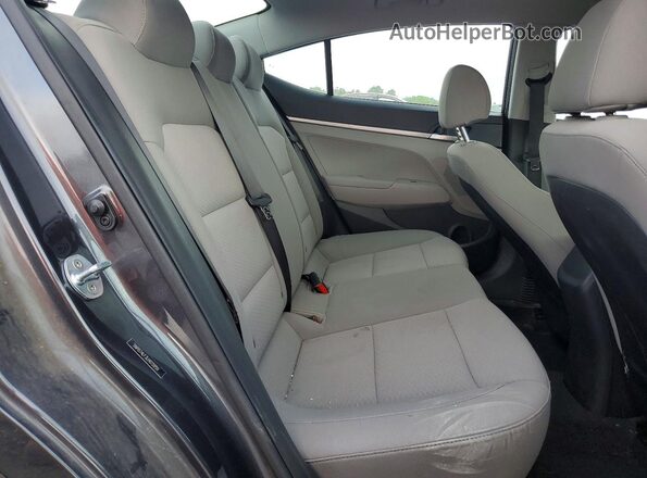 5NPD74LF3LH615959 2020 HYUNDAI ELANTRA Gray Rear seats view