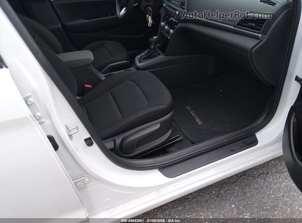 5NPD74LF3LH616058 2020 HYUNDAI ELANTRA White Widok wnętrza z przodu