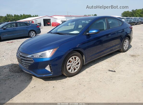 5NPD74LF3LH616190 2020 HYUNDAI ELANTRA Blue Vista tres cuartos delantera izquierda