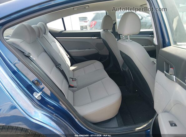 5NPD74LF3LH616190 2020 HYUNDAI ELANTRA Blue Vista de la etiqueta del VIN
