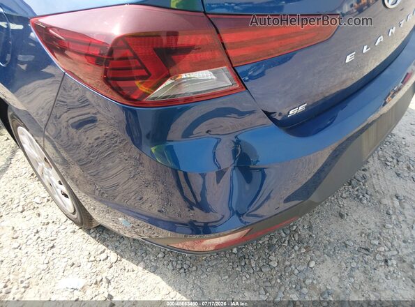 5NPD74LF3LH616190 2020 HYUNDAI ELANTRA Blue Vista frontal