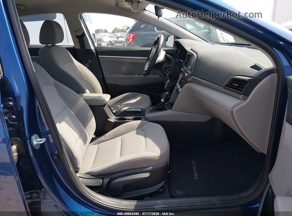 5NPD74LF3LH616190 2020 HYUNDAI ELANTRA Blue Vista interior delantera