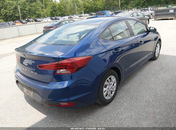 5NPD74LF3LH616349 2020 HYUNDAI ELANTRA Blue Tył prawy