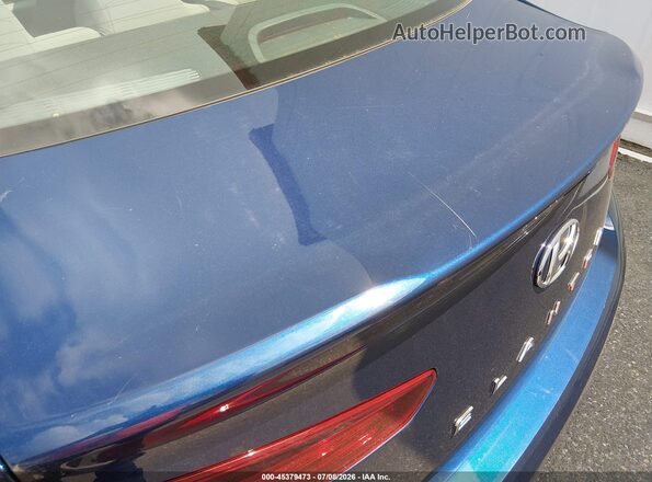 5NPD74LF3LH616349 2020 HYUNDAI ELANTRA Blue Widok zestawu wskaźników