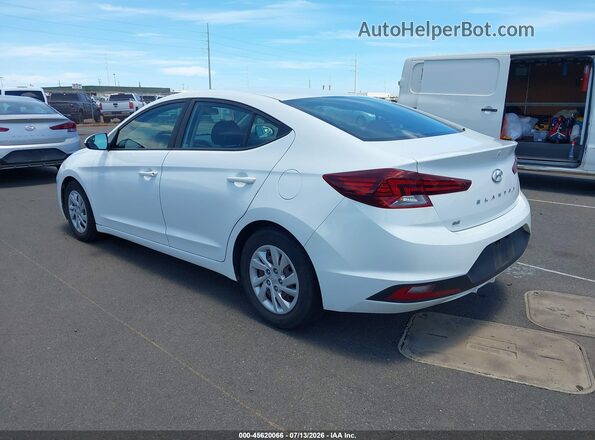 5NPD74LF3LH616514 2020 HYUNDAI ELANTRA White Trasero izquierdo